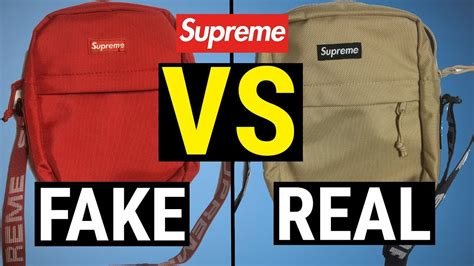 super fake supreme shoulder bag|how to check for fake supreme.